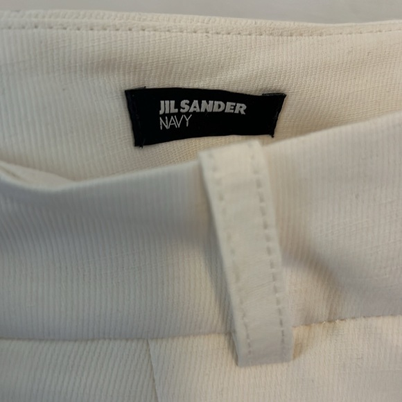 Jil Sander Off White Linen Trousers size 40 - Picture 4 of 5